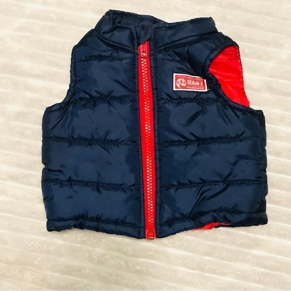 Lot Baby Boys Hoodies Puffer vest Jackets Size 0-3 months 3 Month carters bundle